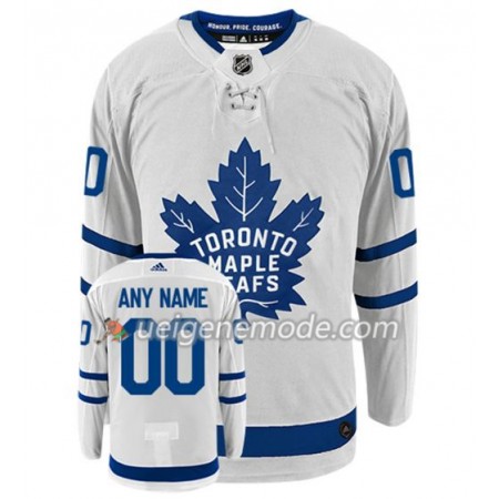 Herren Eishockey Toronto Maple Leafs Trikot Blank Custom Adidas Weiß Authentic